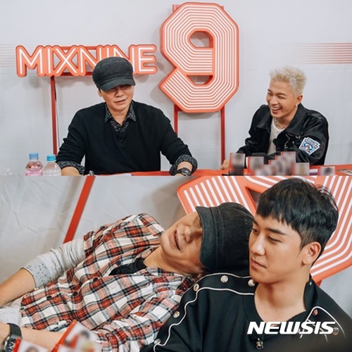 빅뱅 태양·승리 '믹스나인' 첫 등장…꿀케미 예고