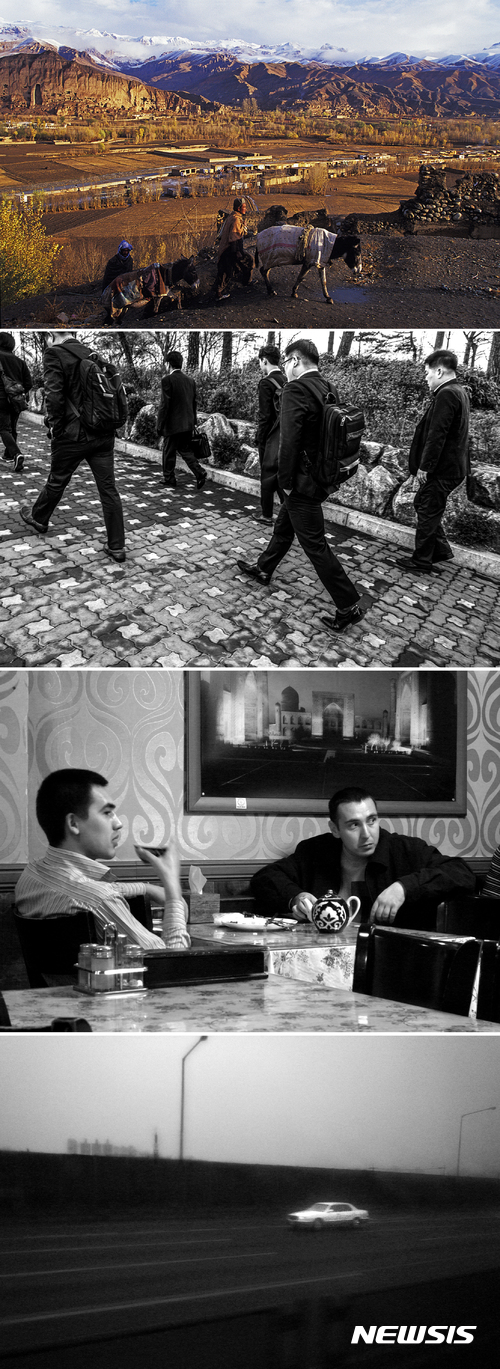 【서울=뉴시스】21.박하선 作 바미안 석굴22.서준영 作 중간정산23.김문호 作 On the road 서울 광희동24.김문호 作 On the road 고속도로. (사진=수원포토 제공.사진은 이 기사 외 사용을 불허합니다.) photo@newsis.com