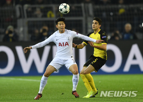손흥민 시즌 4호골 토트넘, 도르트문트에 2대1 역전승&nbsp; 