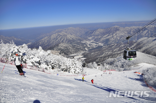전북 무주덕유산리조트 스키장 모습. (뉴시스DB)