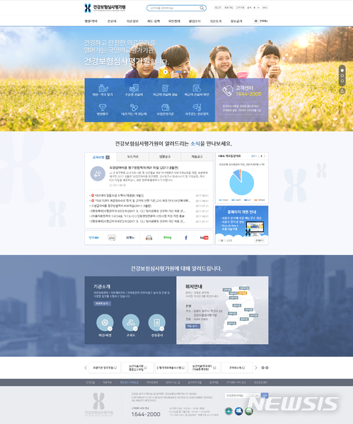 '병원·약국, 지도로 검색…심평원 홈페이지 개편