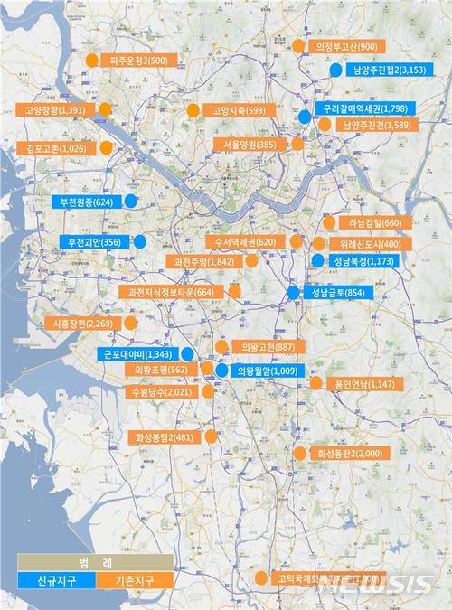 【서울=뉴시스】신혼희망타운 수도권 대상지 (제공=국토교통부)