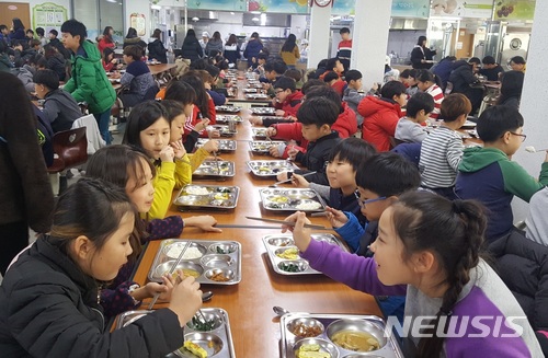 초등학교 무상급식(기사와 관련없는 사진)