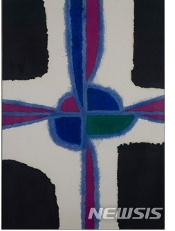 【서울=뉴시스】김환기,Untitled(15-VII-69 #90)<untitled(15-vii-69 #90)="">, 1969, 120×85cm, oil on canvas, 서울시립미술관 소장</untitled(15-vii-69>