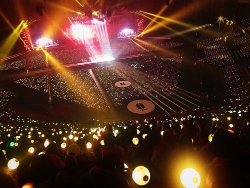 【서울=뉴시스】 방탄소년단 '더 윙스 투어 파이널' 현장. 2017.12.10. (사진 = 빅히트 제공) photo@newsis.com 