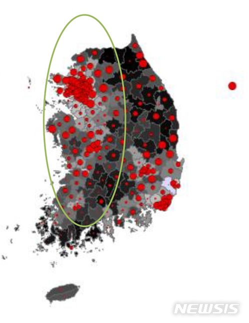 빛공해지역, 유방암 발생률 최대 24.4%↑