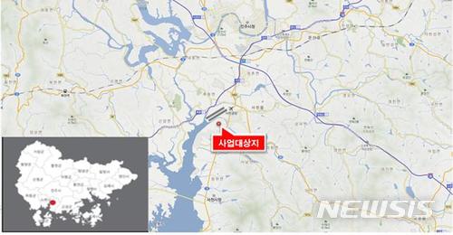 【서울=뉴시스】KAI MRO 사업예정 부지 위치도 (제공=국토교통부)