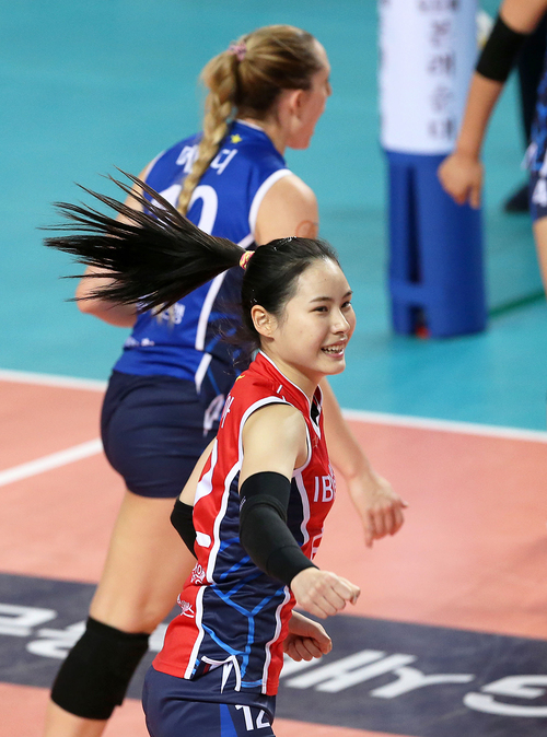 【서울=뉴시스】 채선아, IBK기업은행을 떠나 KGC인삼공사로 이적했다.