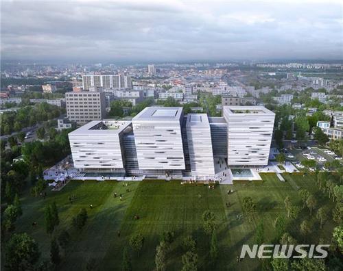 【대구=뉴시스】 대구의 역사성과 정체성이 담긴 랜드마크로 대구대표도서관을 추진하고 있는 대구시는 건축 설계공모를 통해 행림종합건축사사무소의 ‘온·景 (소통하는 풍경)’을 최종 결정했다고 26일 밝혔다. 사진은 대구대표도서관 투시도. 2017.12.26.(사진=대구시 제공) photo@newsis.com