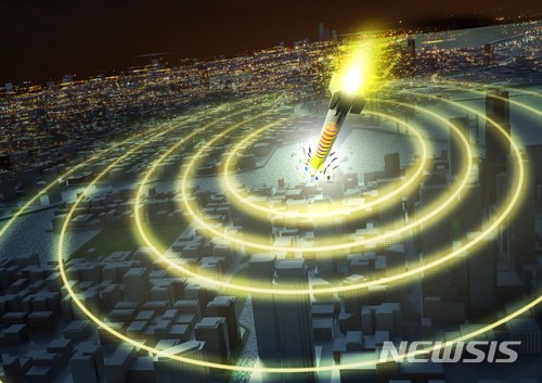 [서울=뉴시스] 전자기 방식 광범위 EMP탄 개념도. 2017.12.28 (사진=방위사업청-국방기술품질원 제공) photo@newsis.com