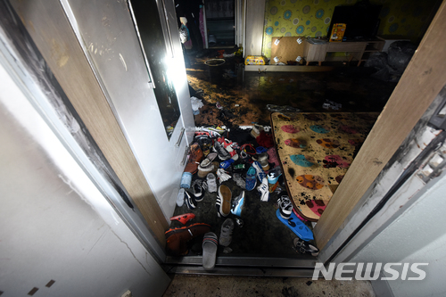 【광주=뉴시스】 지난해 12월31일 오전 2시26분께 불이 난 광주 북구 한 아파트 A(23·여) 씨의 집 내부. 2017.07.13. (사진 = 뉴시스 DB)&nbsp; photo@newsis.com