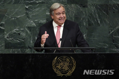 유엔사무총장 "온실가스 파리협약보다 25% 더 줄여라"호소