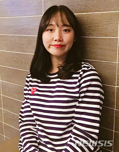 【대전=뉴시스】&nbsp; 충남대 태권도부 황혜주씨.(사진=충남대 제공)