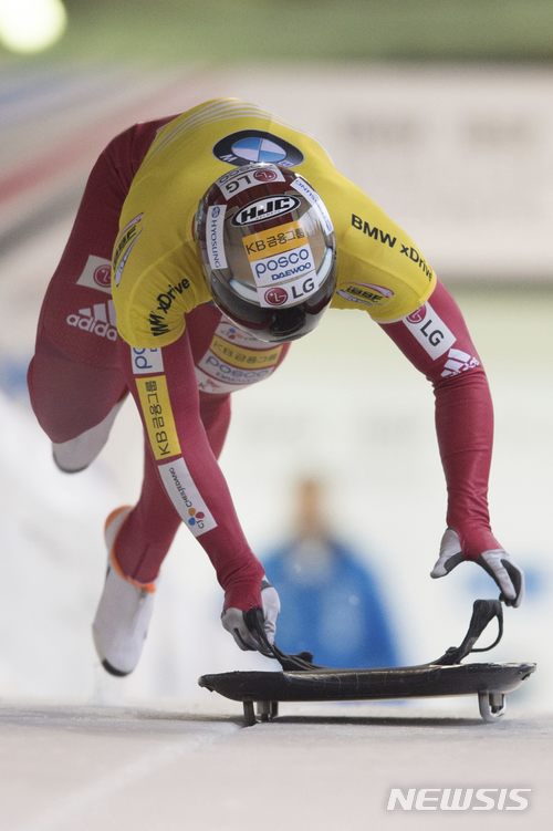 [초점]스켈레톤 윤성빈 황제 대관식, 이제 나흘 남았소이다