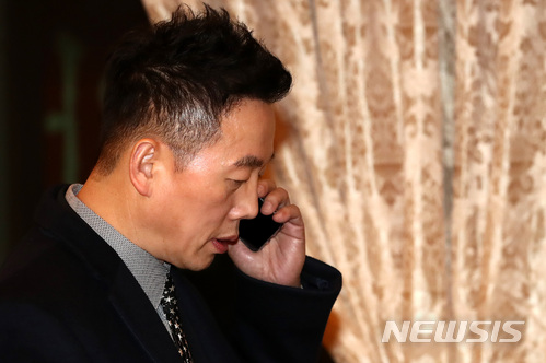 【서울=뉴시스】이영환 기자 = 정봉주 전 의원. 2018.01.08.&nbsp; 20hwan@newsis.com