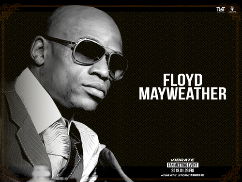 【서울=뉴시스】 메이웨더, 래퍼 겸 복서. 2018.01.09. (사진 = 바이브레이트 제공) photo@newsis.com