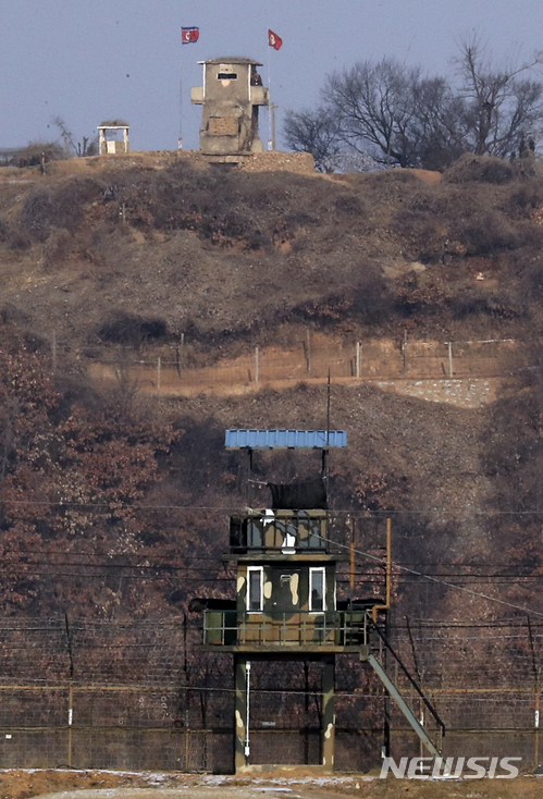 【파주=뉴시스】 최전방 경계초소.