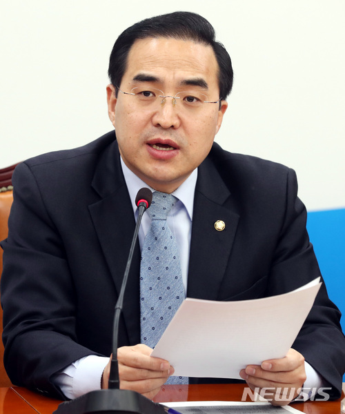 【서울=뉴시스】박영태 기자 = 박홍근 더불어민주당 원내수석부대표. 2018.01.11.since1999@newsis.com