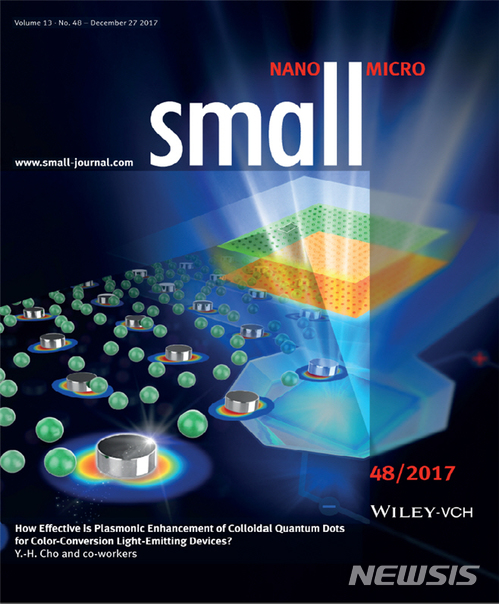 【대전=뉴시스】 지난해 12월 27일 국제 학술지 '스몰(Small)' 표지 논문 그림.