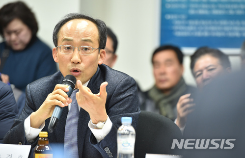 【대구=뉴시스】우종록 기자 = 자유한국당 추경호 의원. 2018.01.15. wjr@newsis.com