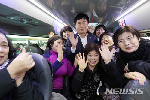 용인 에버랜드 거쳐 강남으로 가는 5002번 2층 버스 시승식