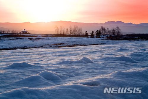 【서울=뉴시스】일본 홋카이도 비에이 설원. (사진=소쿠리패스 제공)