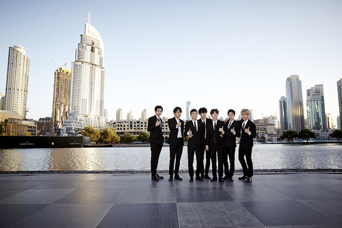 【서울=뉴시스】 엑소 두바이 기자회견. 2018.01.17. (사진 = SM 제공) photo@newsis.com