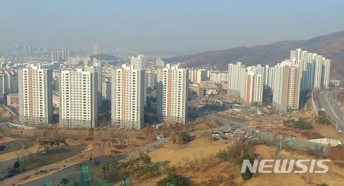 【청주=뉴시스】천영준 기자 = 충북 청주시는 19일 민간사업으로 추진한 호미지구 도시개발 사업이 준공했다고 밝혔다. 이곳에는 1307가구가 입주할 예정이다. 사진은 호미지구 전경 모습. 2018.1.19. (사진=청주시 제공) photo@newsis.com