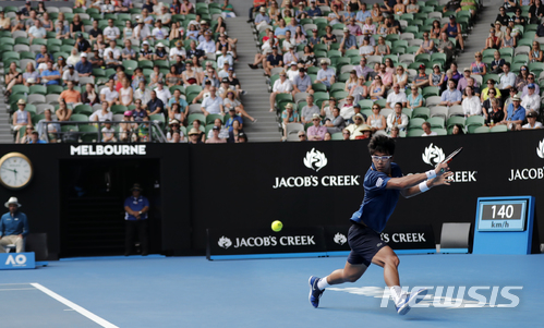 라이징선 정현, 지는해 조코비치 설욕 벼른다···16강 격돌