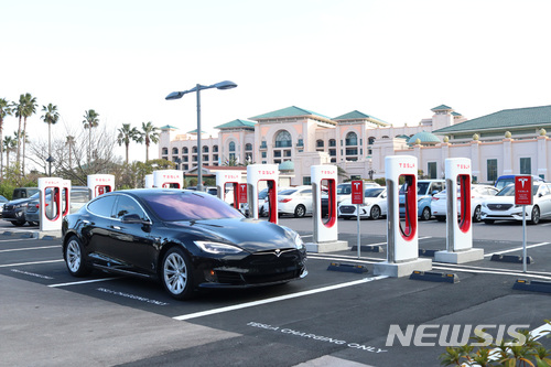 롯데호텔제주 테슬라 수퍼차저