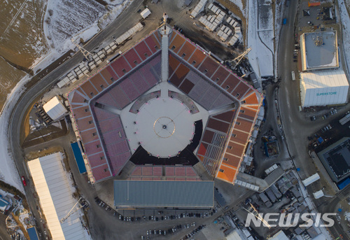 【평창=신화/뉴시스】 평창 올림픽스타디움, 개·폐회식이 열린다. 