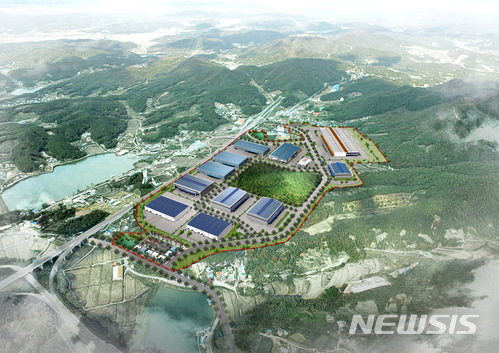 안성원곡 물류단지 조감도.