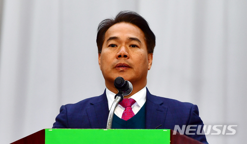 【목포=뉴시스】류형근 기자 = 이용주 민주평화당 원내대변인. 2018.01.25. hgryu77@newsis.com