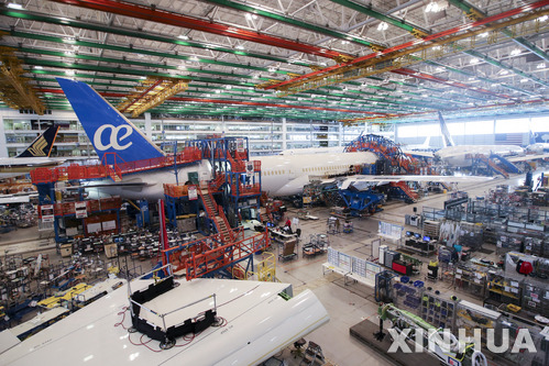 [찰스턴=신화/뉴시스] 미국 사우스 캐롤라이나주 찰스턴 북부에 있는 보잉 항공기 조립공장. 자료사진. 2026.03.15 