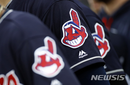 [볼티모어=AP/뉴시스] 2019년 사라진 클리블랜드 인디언스의 와후 추장 로고. 