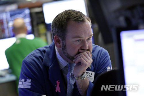 뉴욕 증시, 미중 무역갈등 우려로 하락 마감 