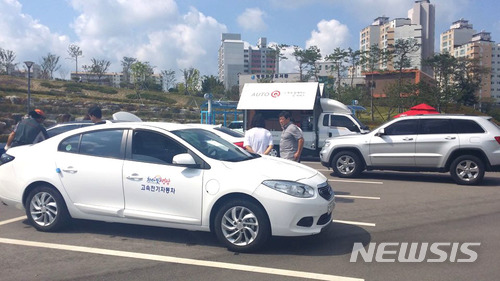 [영광=뉴시스] 전남 영광군이 상반기 전기자동차 220대를 민간에 보급한다.&nbsp; (사진=영광군 제공) photo@newsis.com