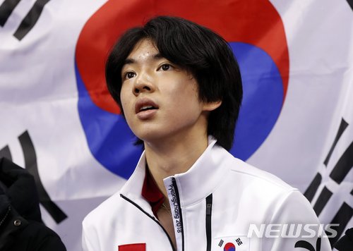 올림픽 데뷔 차준환 "연습과 비교하면 오늘은 60~70% 정도"