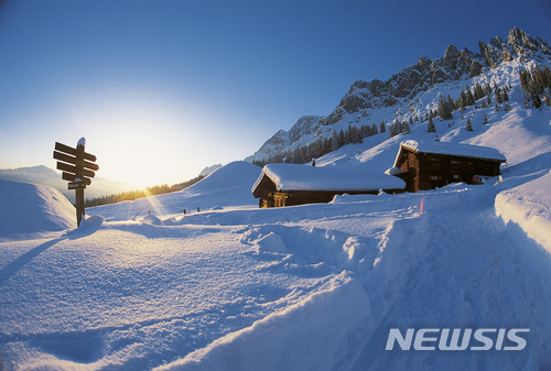 【서울=뉴시스】오스트리아 잘츠부르크주 스키 아마데 소속 한 스키 리조트. (사진=잘츠부르크주 관광청 제공)