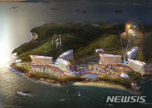 【보령=뉴시스】 보령 대명리조트 조감도. (사진=보령시청 제공)