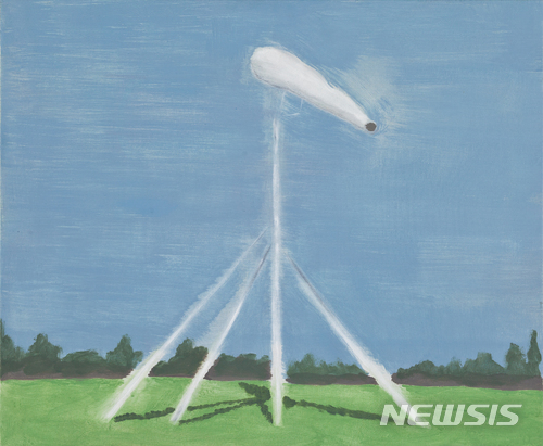 【서울=뉴시스】 신진작가 특별전에 출품하는 곽상원 파람, 린넨에 아크릴 60.6cm x 50cm 2013