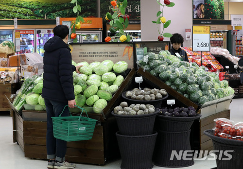 [1보]3월 소비자물가 상승률 1.3%…6개월 연속 1%대