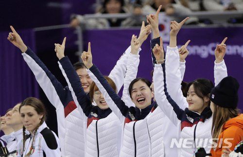 언니 김아랑 있다, 심석희 최민정 김예진 뒤에···'묵묵든든'