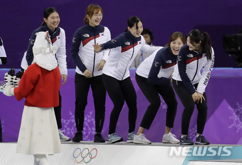 언니 김아랑 있다, 심석희 최민정 김예진 뒤에···'묵묵든든'