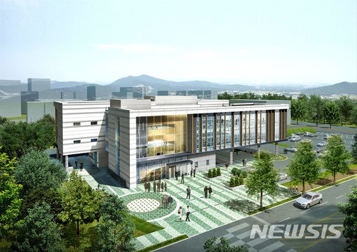 【익산=뉴시스】강명수 기자 = 원광대학교병원은 전북권 최고의 시설을 갖춘 장례식장이 새로 건립돼 오는 26일 개원식을 갖는다고 22일 밝혔다. 사진 원광대병원 장례식장 조감도. 2018.02.22. (사진 = 원광대학교병원 제공)&nbsp; photo@newsis.com