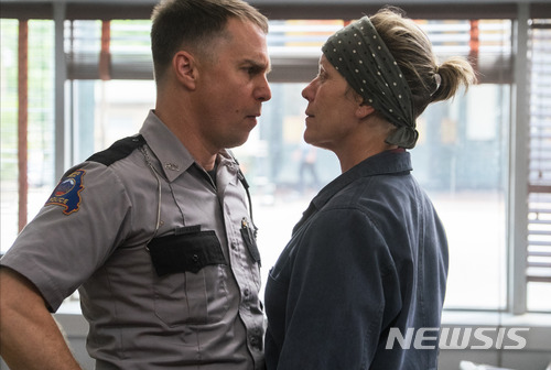 [90회 아카데미]'쓰리 빌보드' 샘 록월, 남우조연상…생애 첫 오스카