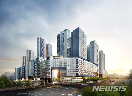 현대건설 컨소시엄이 이달 분양하는 디에이치 자이 개포 재건축 단지(사진제공=현대건설)&nbsp; 