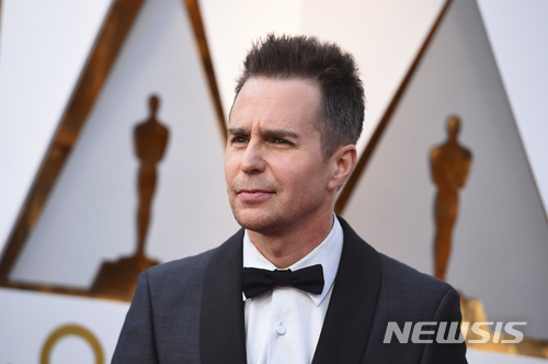 [90회 아카데미]'쓰리 빌보드' 샘 록월, 남우조연상…생애 첫 오스카