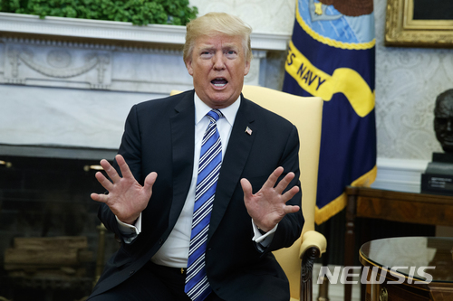 트럼프 "中, 미국의 대중 무역적자 줄일 계획 내놓을 것"