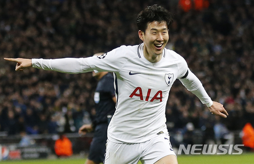 손흥민 선제골에도···토트넘, 유벤투스에 져 8강행 무산 